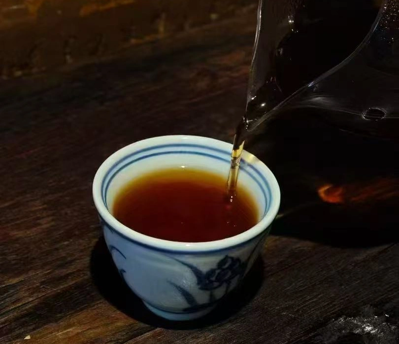 dark tea after oily meals