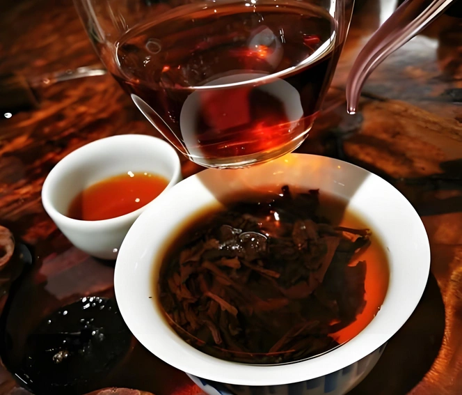 dark tea for bloating relief